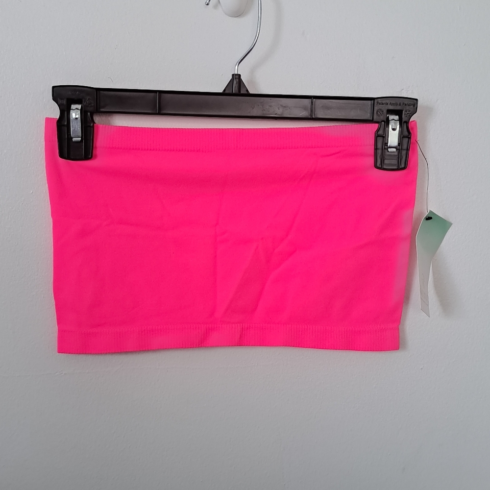 Decree hot pink tube top
